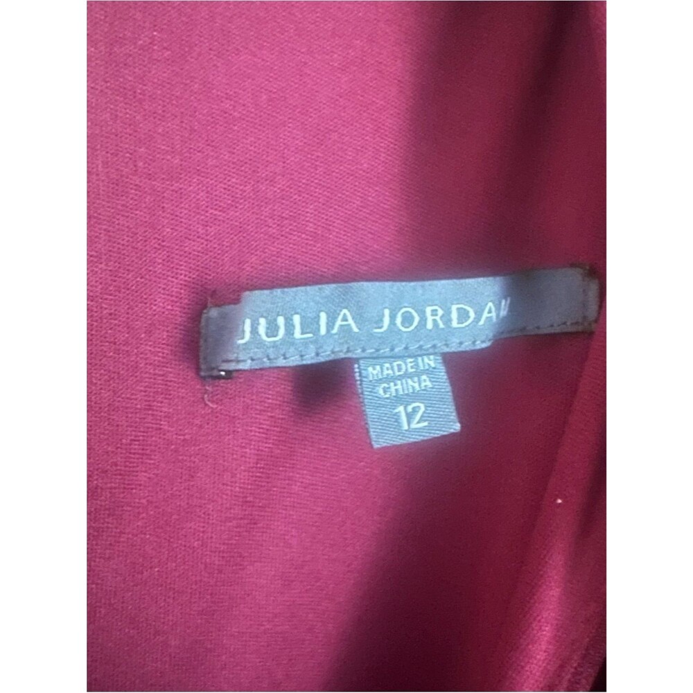 Julia Jordan Halter Tie Neck Wide Leg Jumpsuit Minimalist Modern Size 12 - Picture 3 of 5